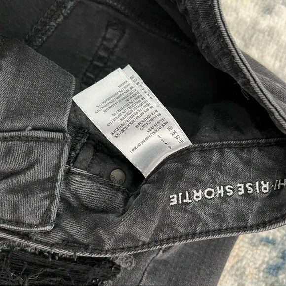 Black Jean Shorts - Picture 7 of 9